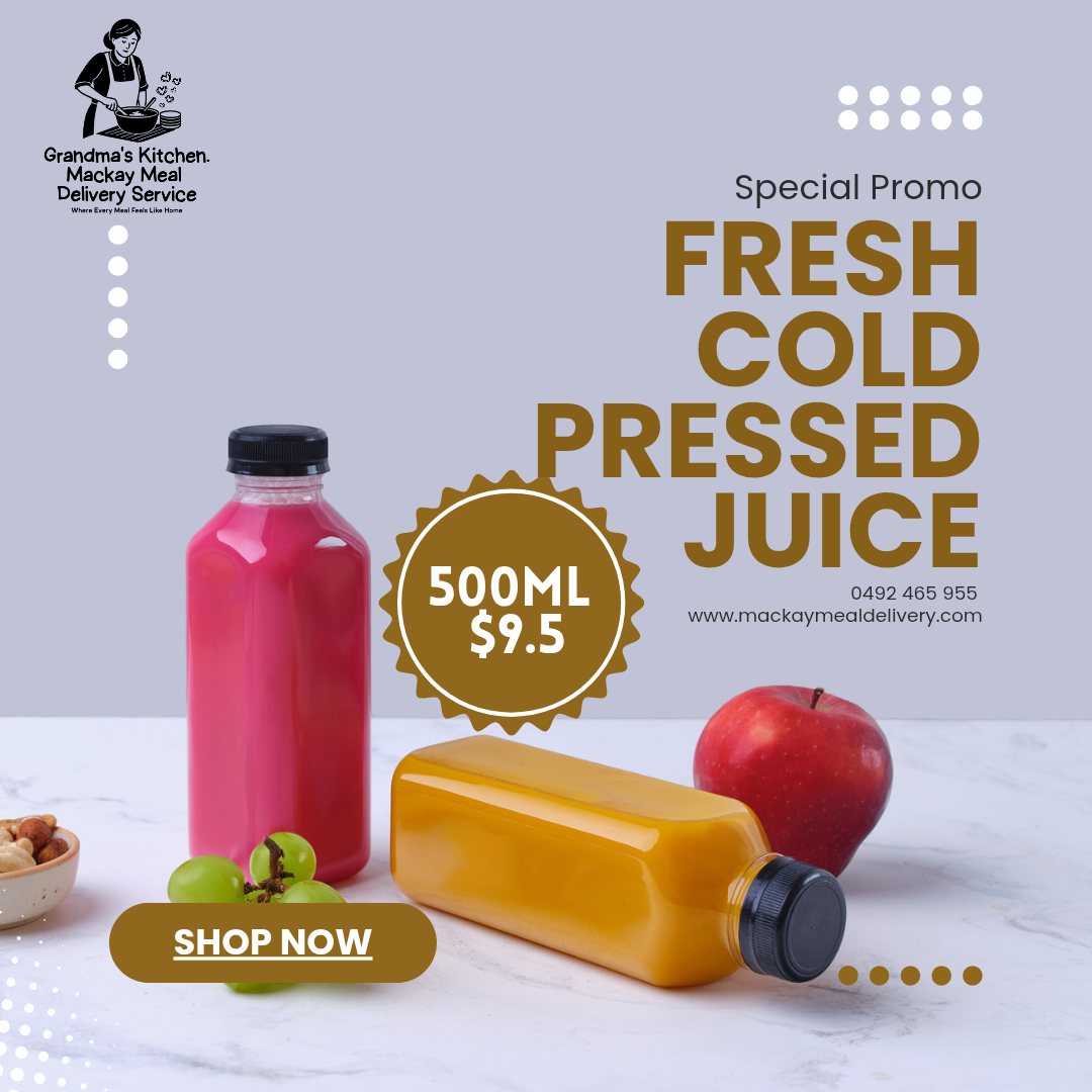 NEW! Cold Press Juice in 250ml or 500ml size