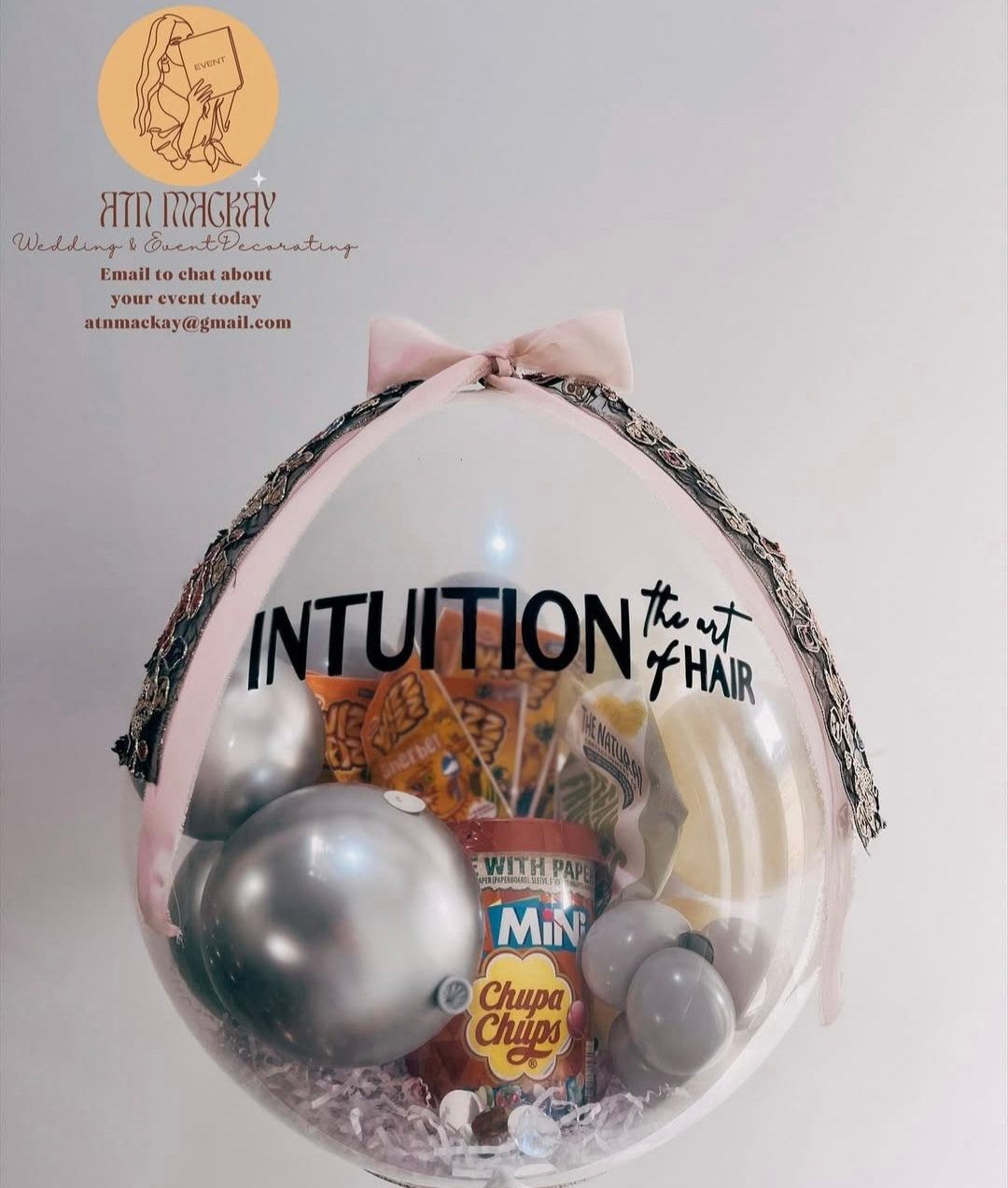 ‘Night Off’ Custom Bursting Gift Balloon Package
