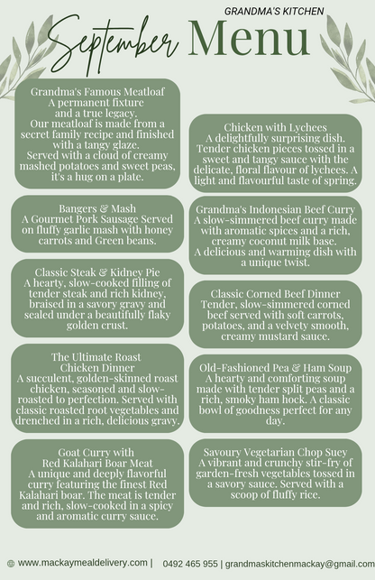 PLACE MEAL ORDER