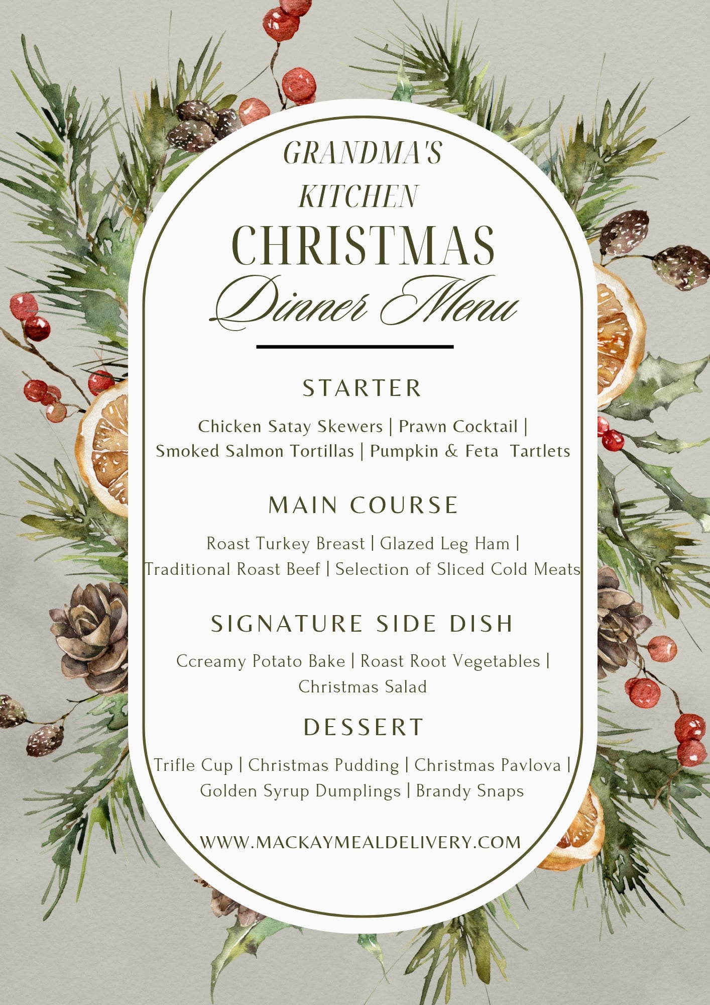 PLACE CHRISTMAS ORDER