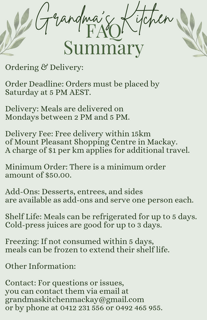 PLACE MEAL ORDER