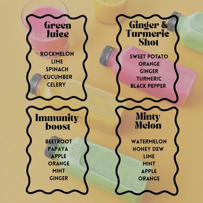 NEW! Cold Press Juice in 250ml or 500ml size
