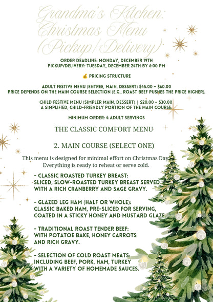 PLACE CHRISTMAS ORDER